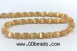 CALC49 15 inches 8*12mm drum calcite gemstone beads