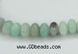 CAM100 15.5 inches 6*10mm rondelle amazonite gemstone beads