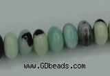 CAM101 15.5 inches 6*12mm rondelle amazonite gemstone beads