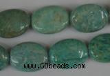 CAM1023 15.5 inches 15*20mm flat drum natural Russian amazonite beads