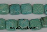 CAM1027 15.5 inches 14*14mm square natural Russian amazonite beads