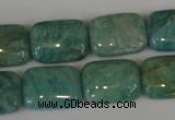 CAM1032 15.5 inches 13*18mm rectangle natural Russian amazonite beads