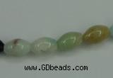 CAM111 15.5 inches 8*12mm rice amazonite gemstone beads wholesale