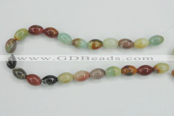 CAM112 15.5 inches 13*18mm rice amazonite gemstone beads wholesale