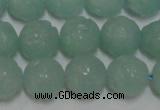 CAM1122 15.5 inches 8mm carved round amazonite beads wholesale