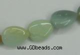 CAM116 15.5 inches 13*18mm flat teardrop amazonite gemstone beads