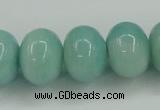 CAM128 15.5 inches 13*18mm rondelle amazonite gemstone beads