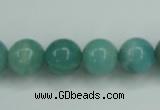 CAM137 15.5 inches 12mm round amazonite gemstone beads wholesale