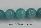 CAM138 15.5 inches 14mm round amazonite gemstone beads wholesale