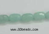 CAM139 15.5 inches 8*12mm faceted drum amazonite gemstone beads