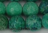 CAM1406 15.5 inches 16mm faceted round Russian amazonite beads