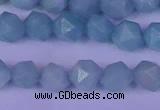 CAM1417 15.5 inches 8mm faceted nuggets Chinese amazonite beads