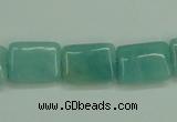 CAM150 15.5 inches 12*16mm rectangle amazonite gemstone beads