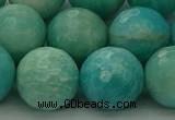 CAM1567 15.5 inches 18mm faceted round Russian amazonite beads