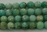 CAM1581 15.5 inches 6mm faceted round Russian amazonite beads