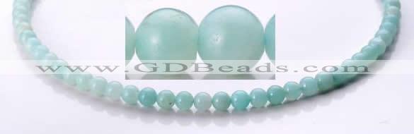 CAM16 16 inches round 6mm natural amazonite beads Wholesale