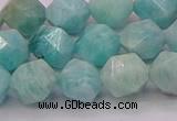 CAM1624 15.5 inches 12mm faceted nuggets amazonite gemstone beads