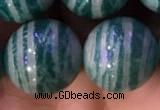 CAM1655 15.5 inches 14mm round Russian amazonite gemstone beads