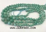 CAM1670 15.5 inches 6mm - 14mm round amazonite graduated beads