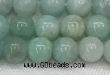 CAM1681 15.5 inches 6mm round natural amazonite beads wholesale