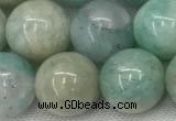 CAM1684 15.5 inches 12mm round natural amazonite beads wholesale