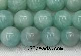 CAM1686 15.5 inches 6mm round natural amazonite beads wholesale