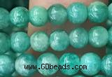 CAM1700 15.5 inches 4mm round Russian amazonite beads