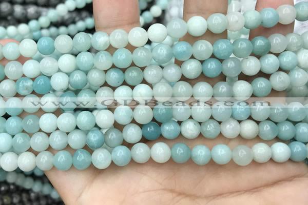 CAM1731 15.5 inches 6mm round amazonite gemstone beads