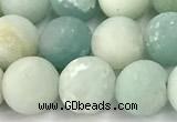 CAM1796 15 inches 6mm round matte amazonite beads