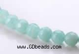 CAM26 faceted round 6mm natural amazonite stone beads wholesale