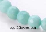 CAM29 natural amazonite faceted round 12mm stone beads Wholesale