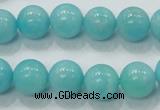 CAM309 15.5 inches 12mm round natural peru amazonite beads wholesale