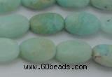 CAM337 15.5 inches 8*12mm oval natural peru amazonite beads