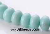 CAM35 natural amazonite 8*12mm rondelle gemstone beads Wholesale