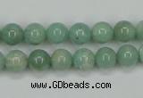 CAM401 15.5 inches 8mm round natural russian amazonite beads wholesale