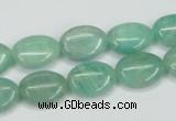 CAM407 15.5 inches 10*14mm oval natural russian amazonite beads