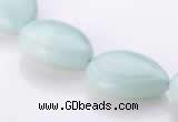 CAM49 flat teardrop 15*20mm natural amazonite beads Wholesale