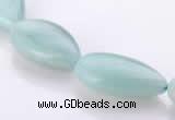 CAM50 flat teardrop natural amazonite 13*22mm beads Wholesale