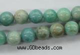 CAM524 15.5 inches 10mm round mexican amazonite gemstone beads