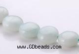 CAM57 10mm coin natural amazonite gemstone beads Wholesale