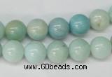 CAM601 15.5 inches 12mm round Chinese amazonite gemstone beads