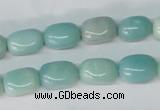 CAM608 15.5 inches 8*12mm nugget Chinese amazonite beads