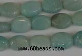 CAM621 15.5 inches 6*8mm oval Chinese amazonite gemstone beads