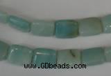 CAM628 15.5 inches 8*10mm rectangle Chinese amazonite gemstone beads