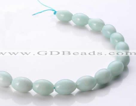 CAM65 13*18mm oval natural amazonite gemstone beads Wholesale