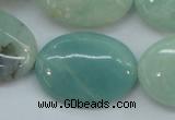 CAM665 15.5 inches 22*30mm oval amazonite gemstone beads