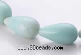 CAM69 natural amazonite 12*22mm teardrop beads Wholesale