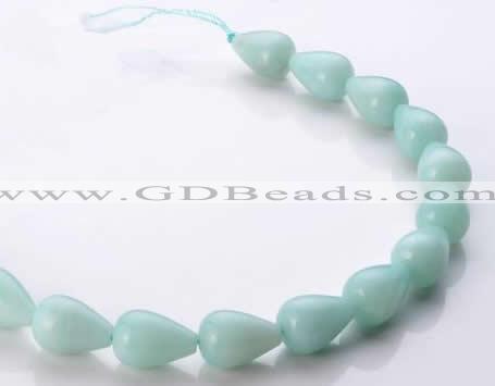 CAM70 18*25mm natural amazonite teardrop beads Wholesale