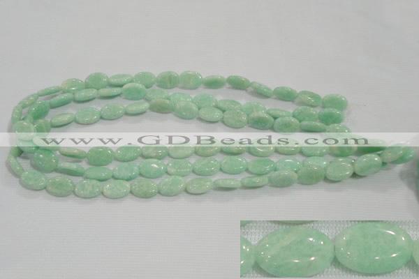 CAM858 15.5 inches 10*14mm oval natural Russian amazonite beads