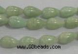 CAM860 15.5 inches 8*13mm teardrop natural Russian amazonite beads